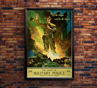 Corps of Military Police - WW2 Poster