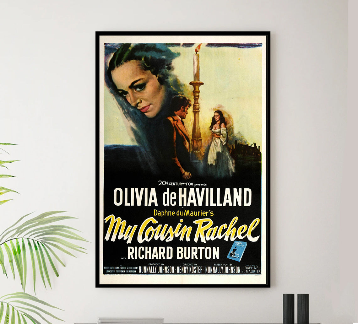 My Cousin Rachel 1952 - Richard Burton - US - Classic Movie Poster