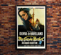 My Cousin Rachel 1952 - Richard Burton - US - Classic Movie Poster