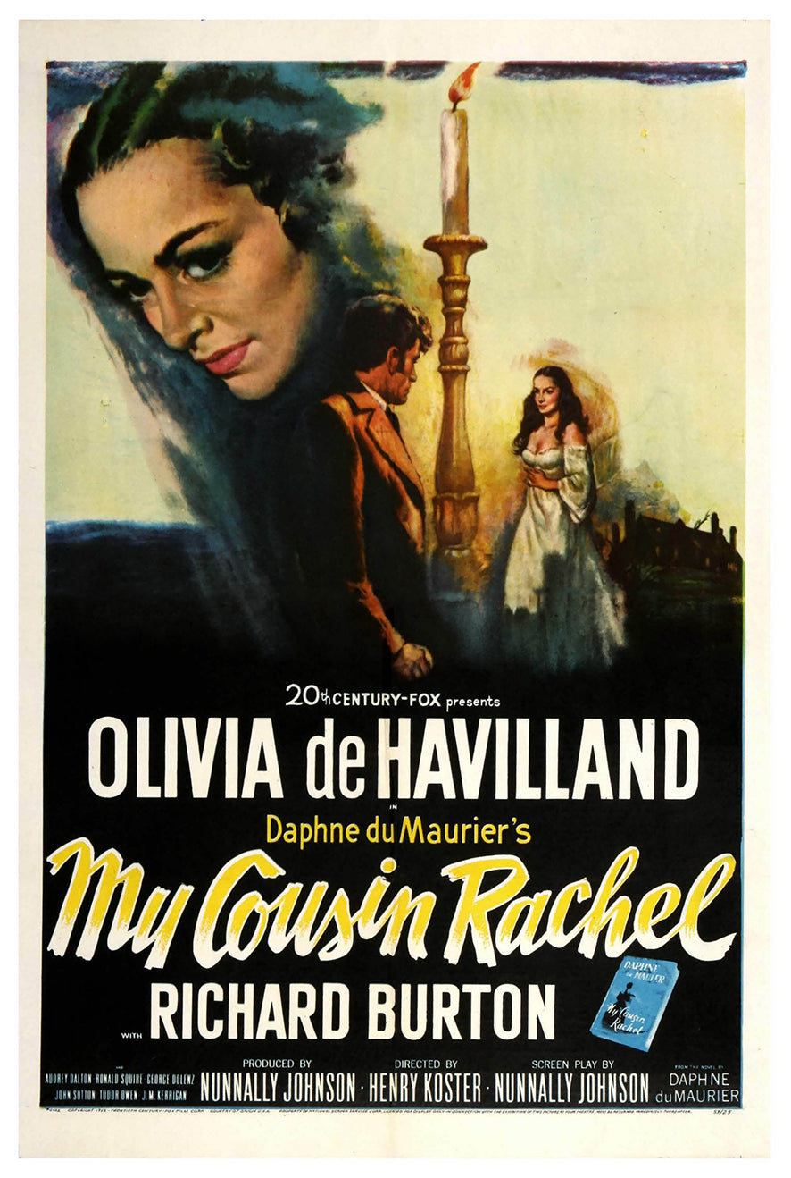 My Cousin Rachel 1952 - Richard Burton - US - Classic Movie Poster