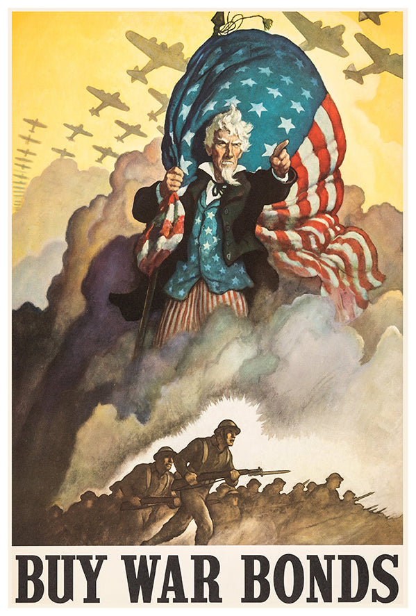 Uncle Sam - Buy War Bonds - WW2 Poster