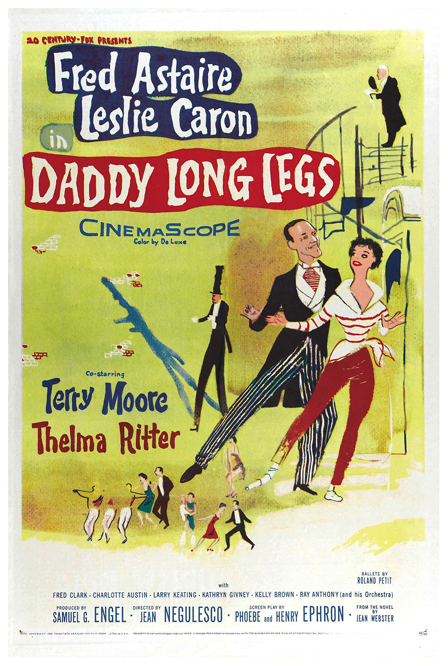 Daddy Long Legs 1955 - US - Classic Movie Poster