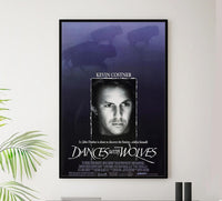 Dances with Wolves 1990 v1 - Kevin Costner - Vintage Classic Movie Poster