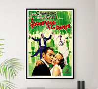 Dancing Lady 1933 - Belgium - Classic Movie Poster