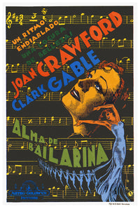 Dancing Lady 1933 - Spain - Classic Movie Poster