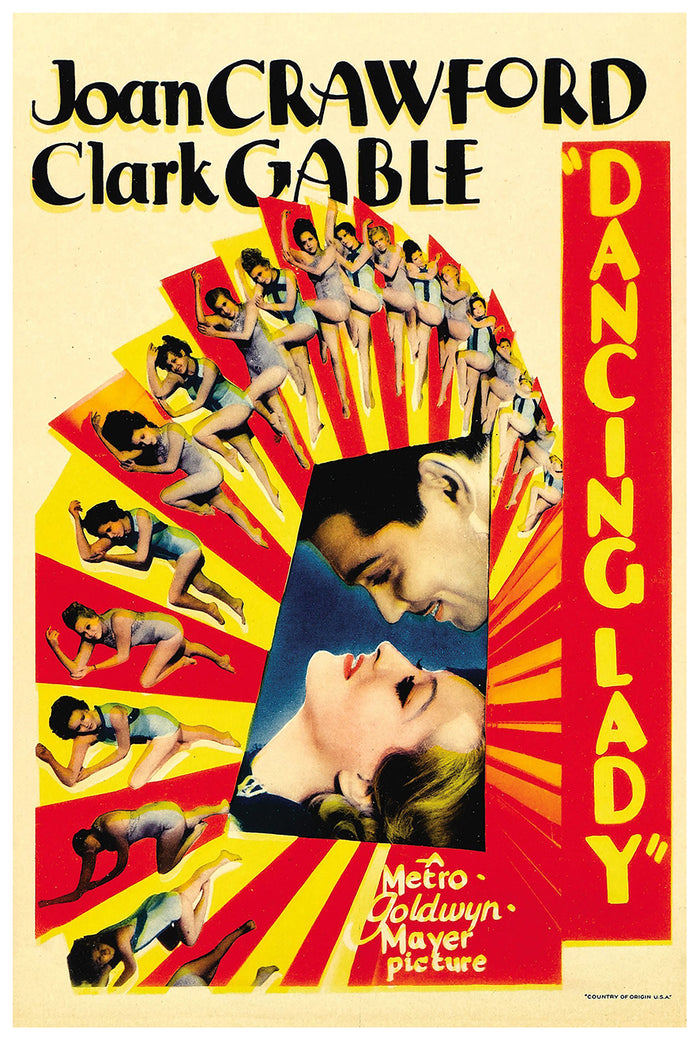 Dancing Lady 1933 - US (2) - Classic Movie Poster