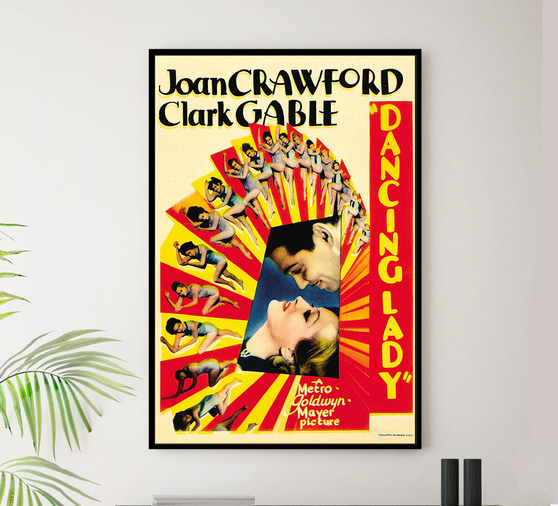 Dancing Lady 1933 - US (2) - Classic Movie Poster