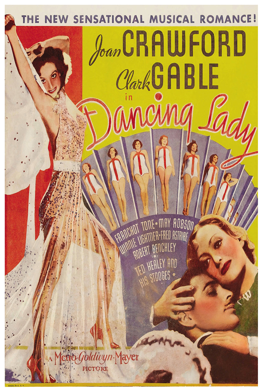 Dancing Lady 1933 - US - Classic Movie Poster