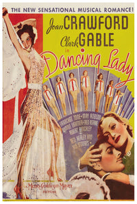 Dancing Lady 1933 - US - Classic Movie Poster