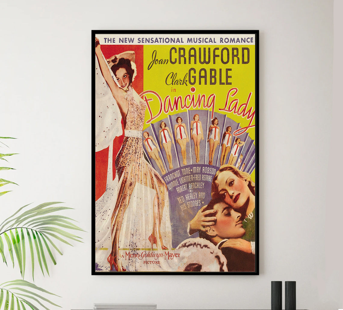 Dancing Lady 1933 - US - Classic Movie Poster