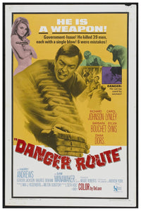 Danger Route 1967 - Vintage Classic Movie Poster