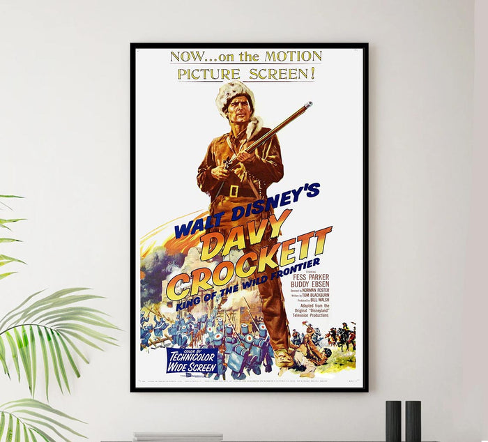Davy Crockett, King of the Wild Frontier 1955 v1 - Vintage Pirate Classic Movie Poster