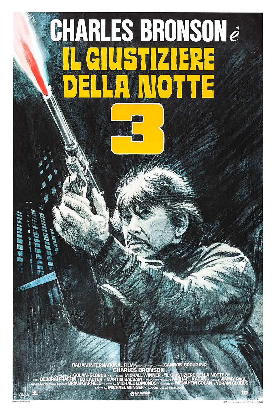 Death Wish 3 1985 - Charles Bronson - Italy - Classic Movie Poster