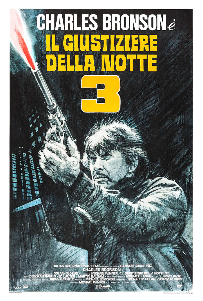 Death Wish 3 1985 - Italy - Classic Movie Poster