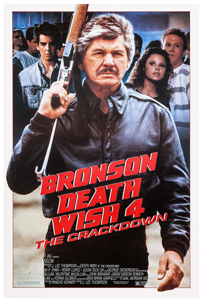 Death Wish 4 The Crackdown 1987 - US - Classic Movie Poster