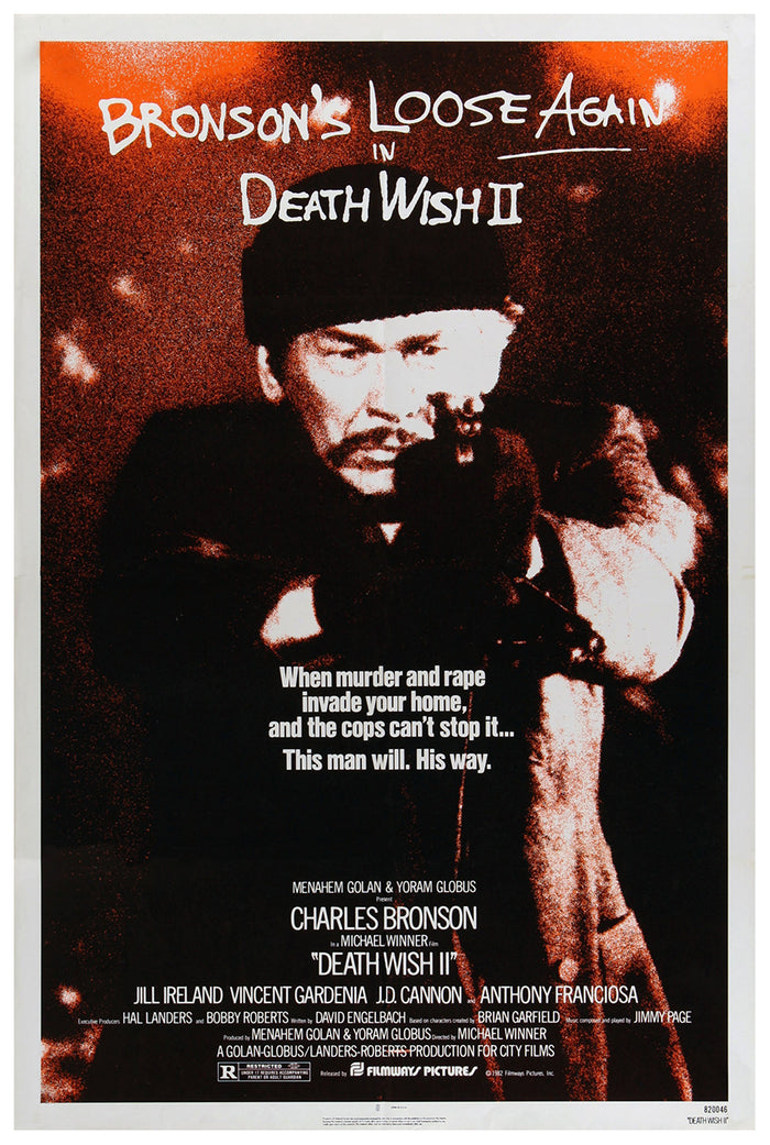 Death Wish II 1982 - US - Classic Movie Poster