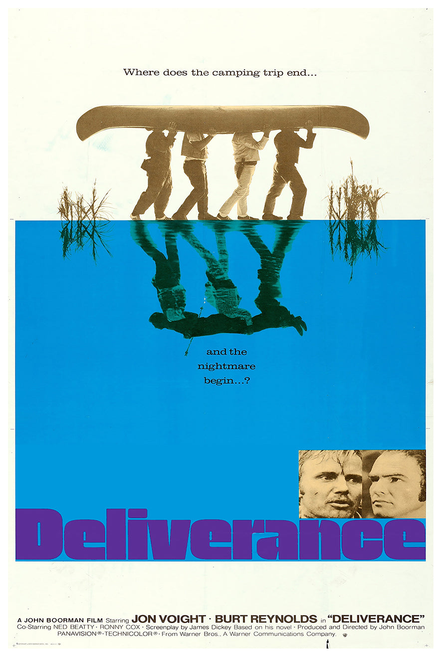 Deliverance 1972 v4 - Classic Movie Poster