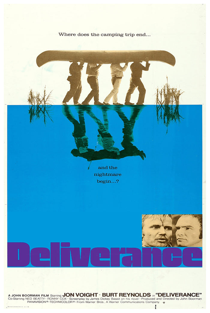 Deliverance 1972 v4 - Classic Movie Poster