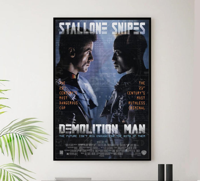 Demolition Man 1993 - Classic Movie Poster