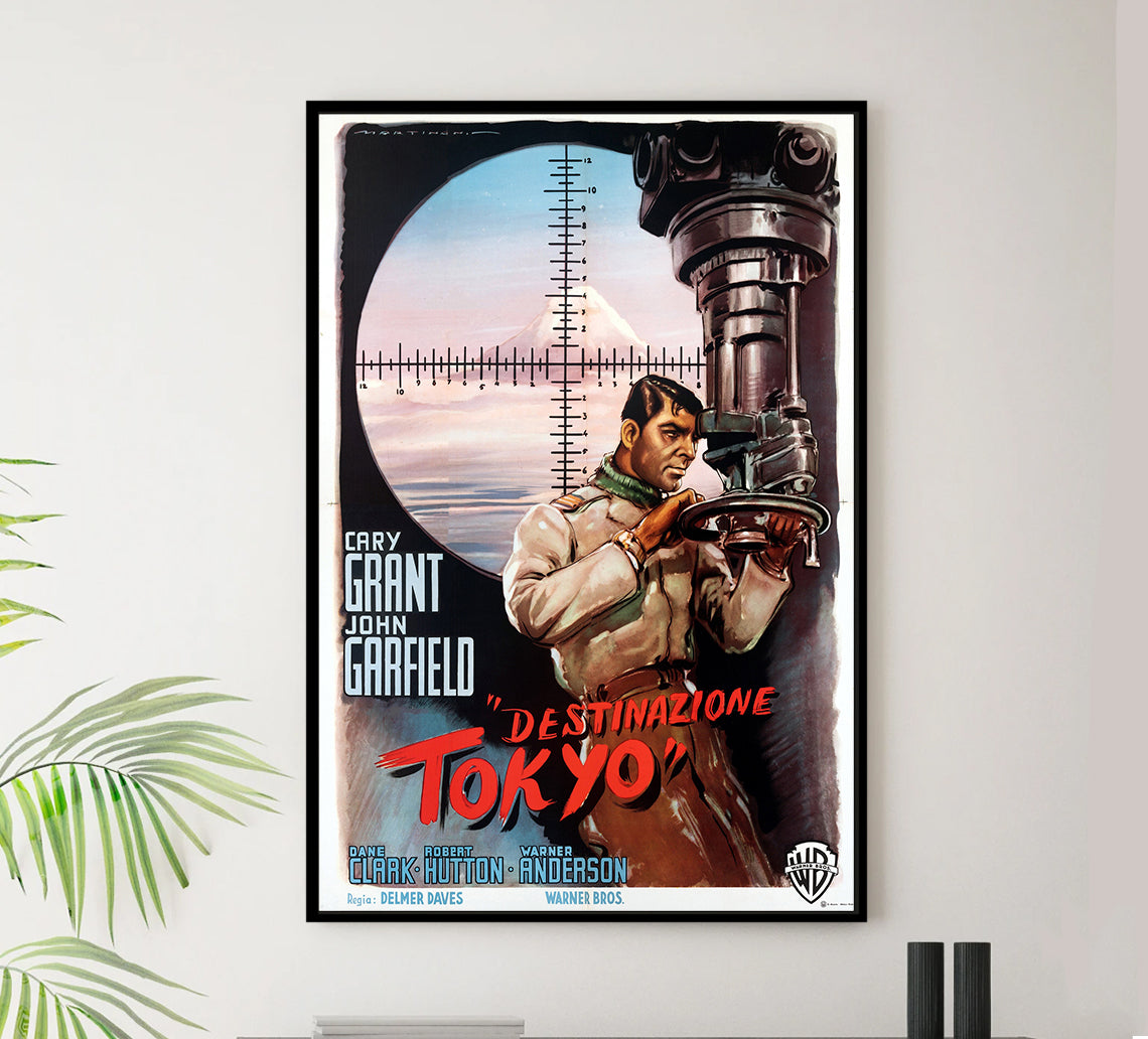 Destination Tokyo 1943 - Cary Grant - Italy - Classic Movie Poster