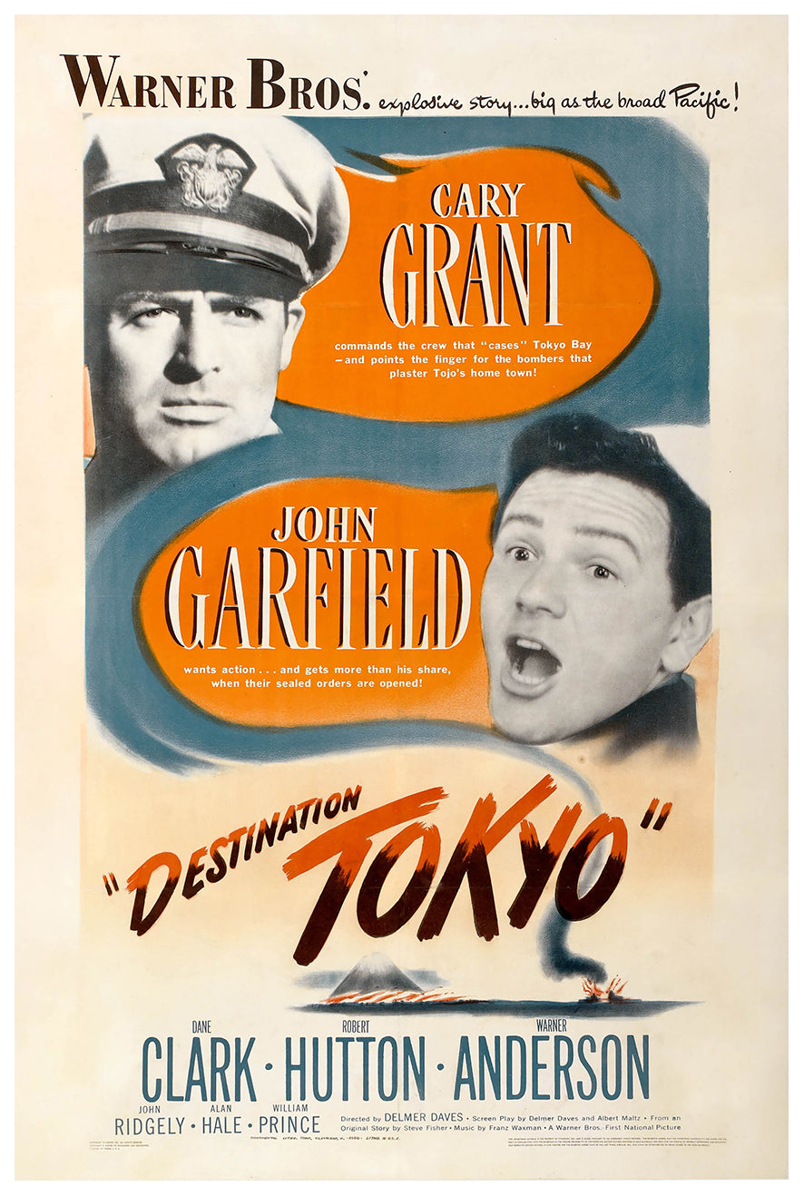 Destination Tokyo 1943 - Cary Grant - US - Classic Movie Poster