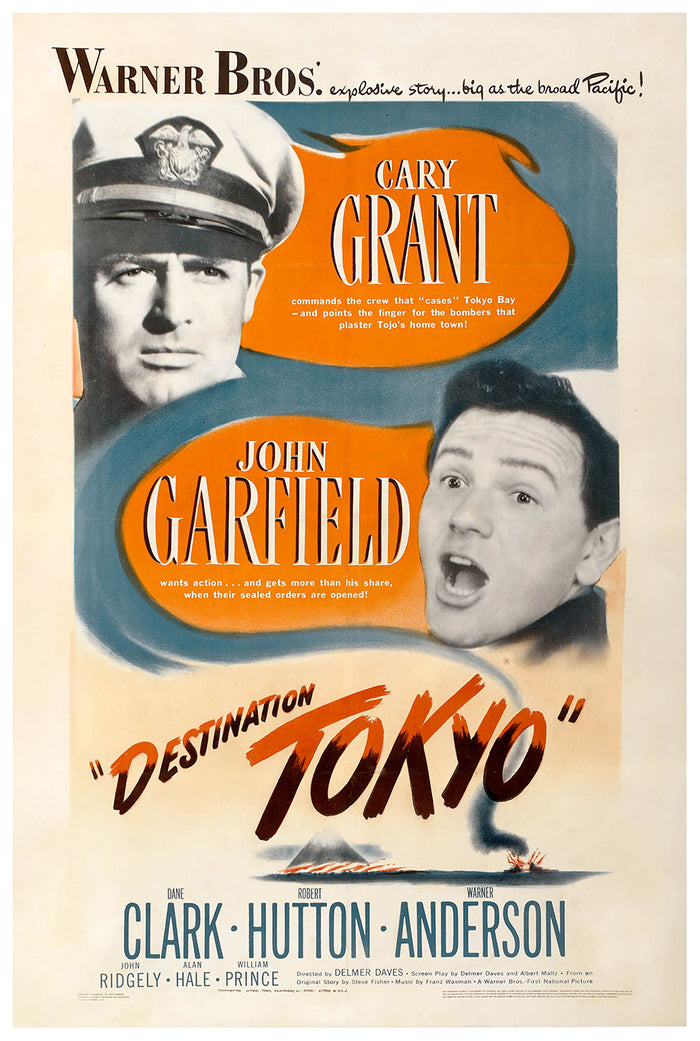 Destination Tokyo 1943 - Cary Grant - US - Classic Movie Poster