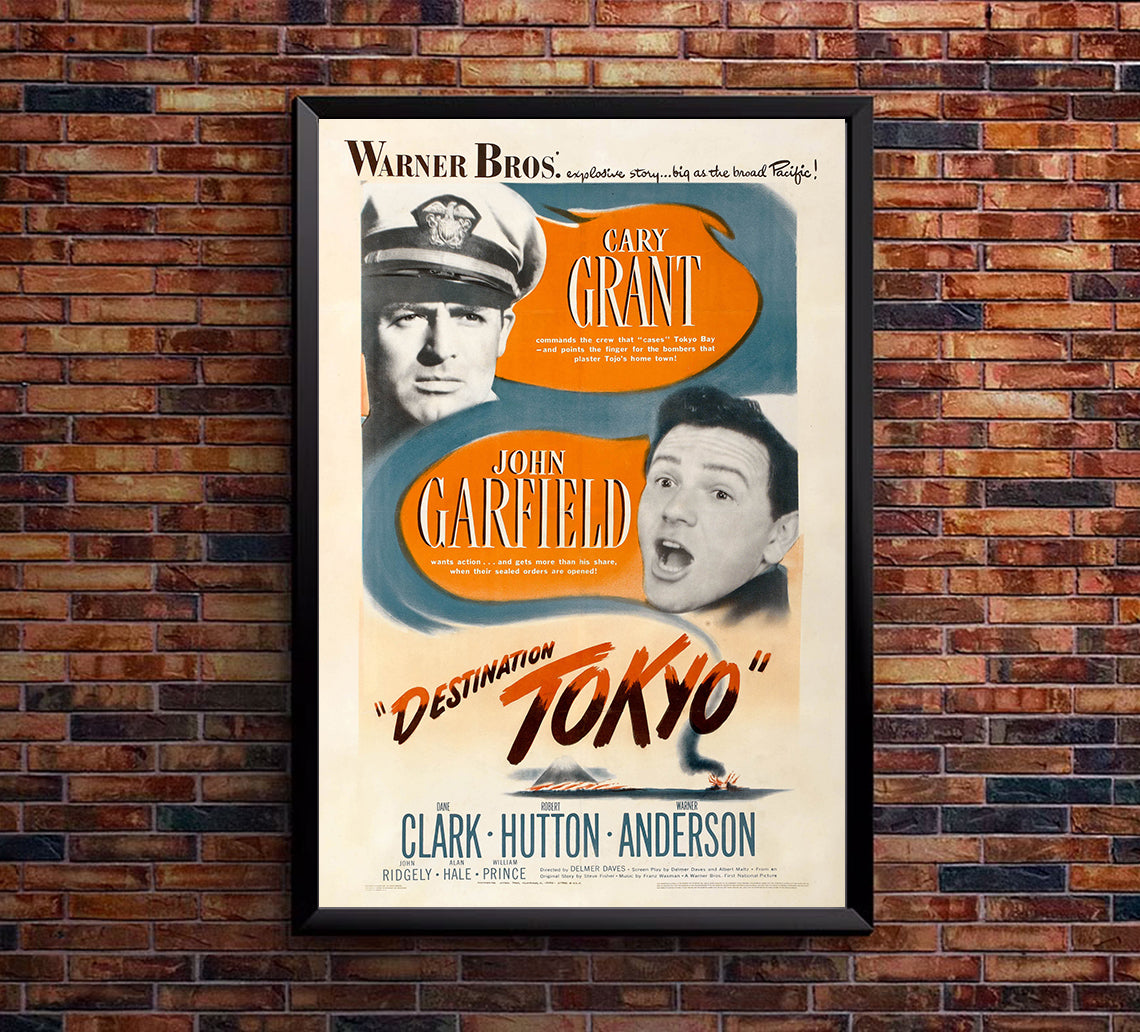 Destination Tokyo 1943 - Cary Grant - US - Classic Movie Poster