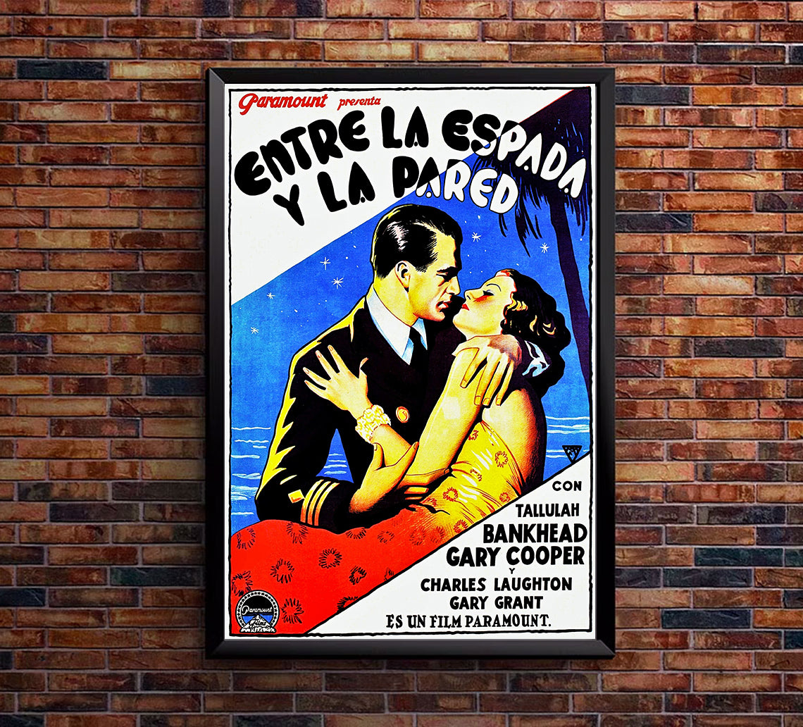 Devil and the Deep 1932 - Cary Grant - Spain - Classic Movie Poster