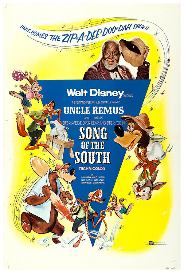 Song of the South - US Version 4 - Vintage Disney Poster