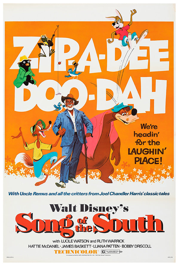 Song of the South - US Version 2 - Vintage Disney Poster