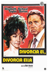 Divorce His - Divorce Hers 1973 - Richard Burton - Spain - Classic Movie Poster