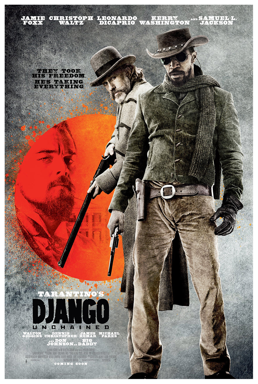 Django Unchained 2012 v3 - Classic Movie Poster