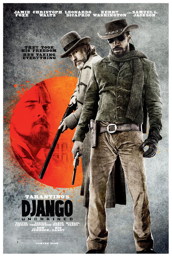 Django Unchained 2012 v3 - Classic Movie Poster