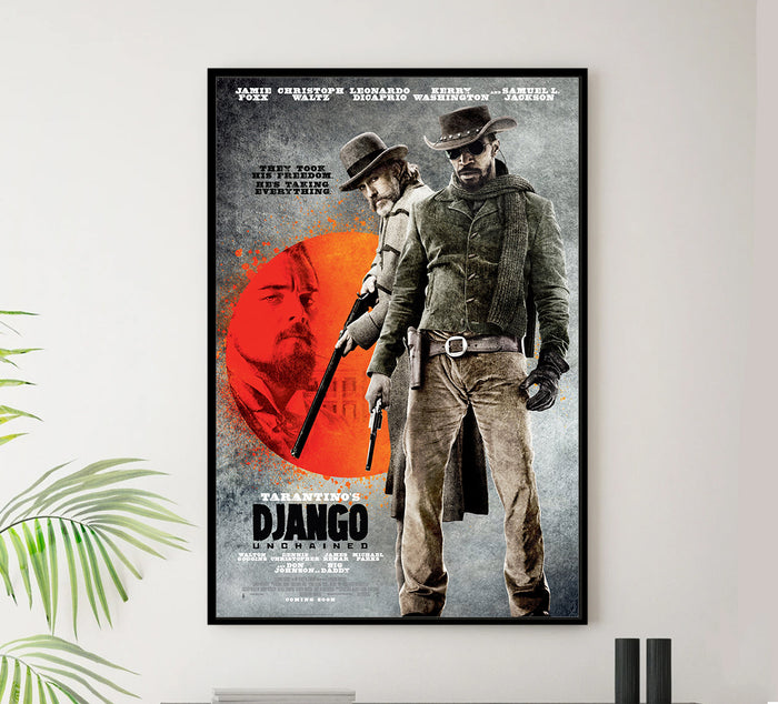 Django Unchained 2012 v3 - Classic Movie Poster