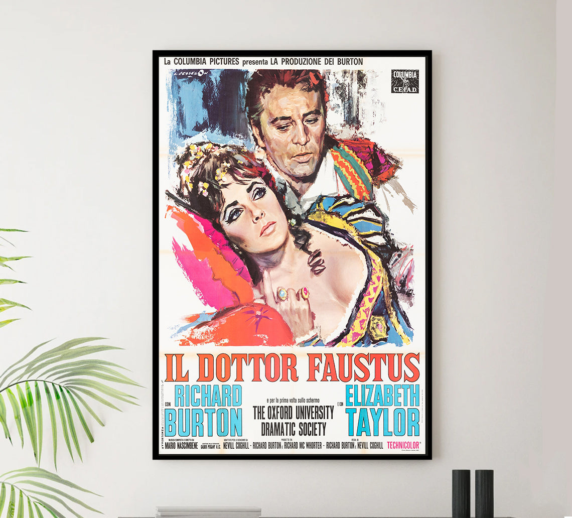 Doctor Faustus 1967 - Richard Burton - Italy - Classic Movie Poster