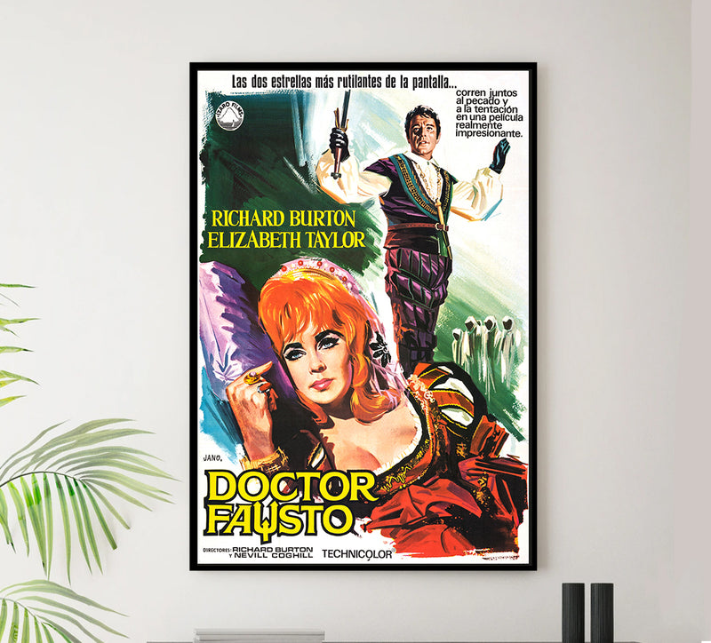 Doctor Faustus 1967 - Richard Burton - Spain  - Classic Movie Poster