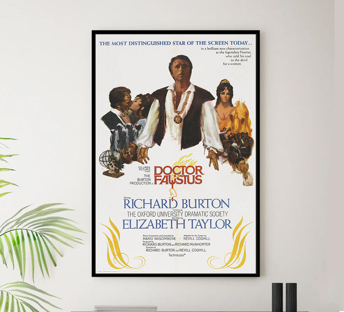 Doctor Faustus 1967 - Richard Burton - US - Classic Movie Poster