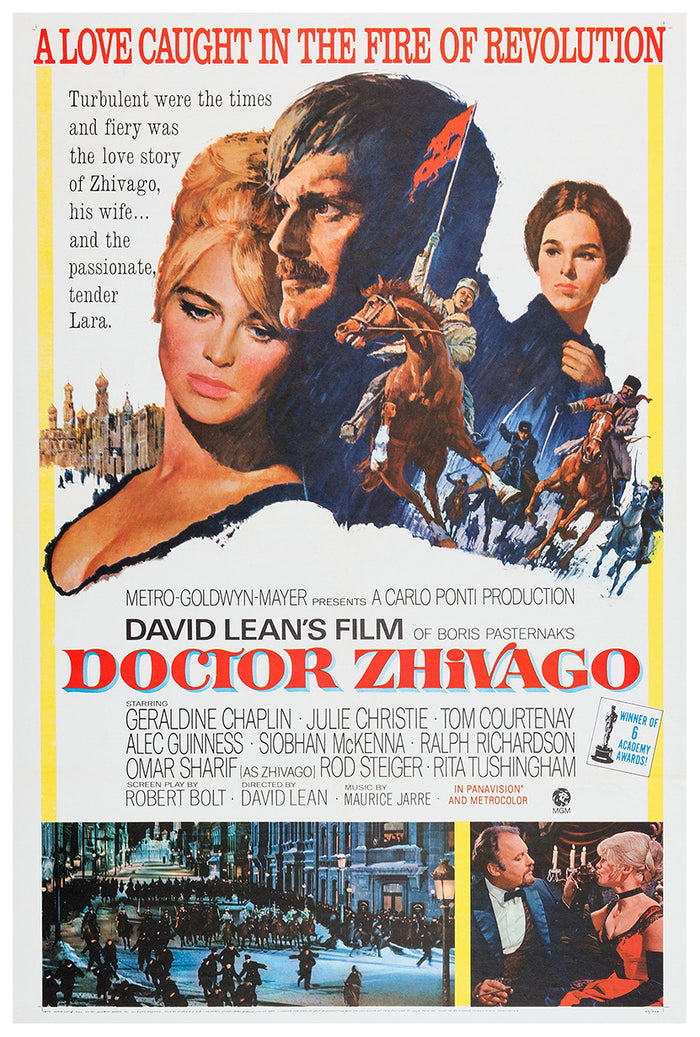 Doctor Zhivago 1965 - Vintage Classic Movie Poster