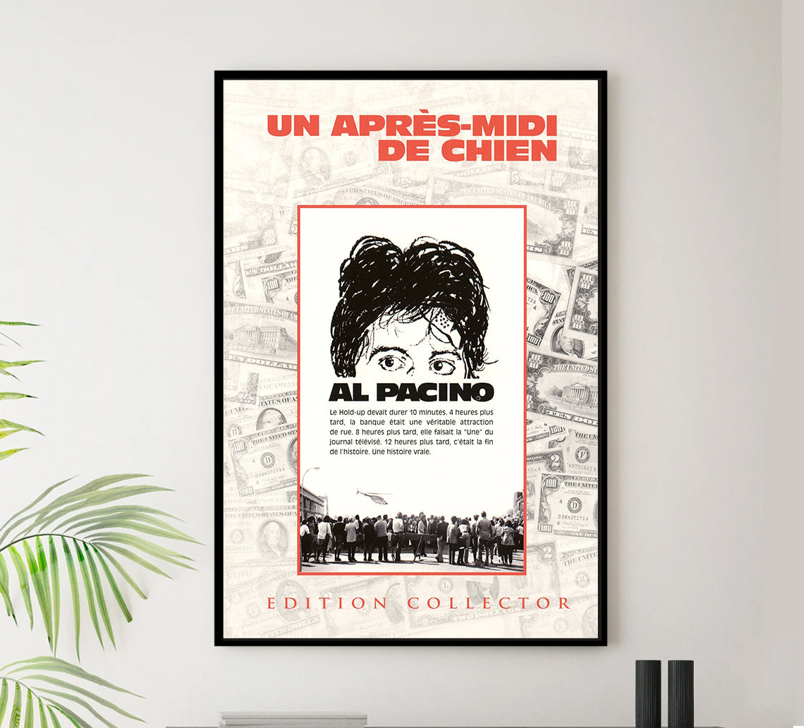 Dog Day Afternoon 1975 - Al Pacino - France - Classic Movie Poster