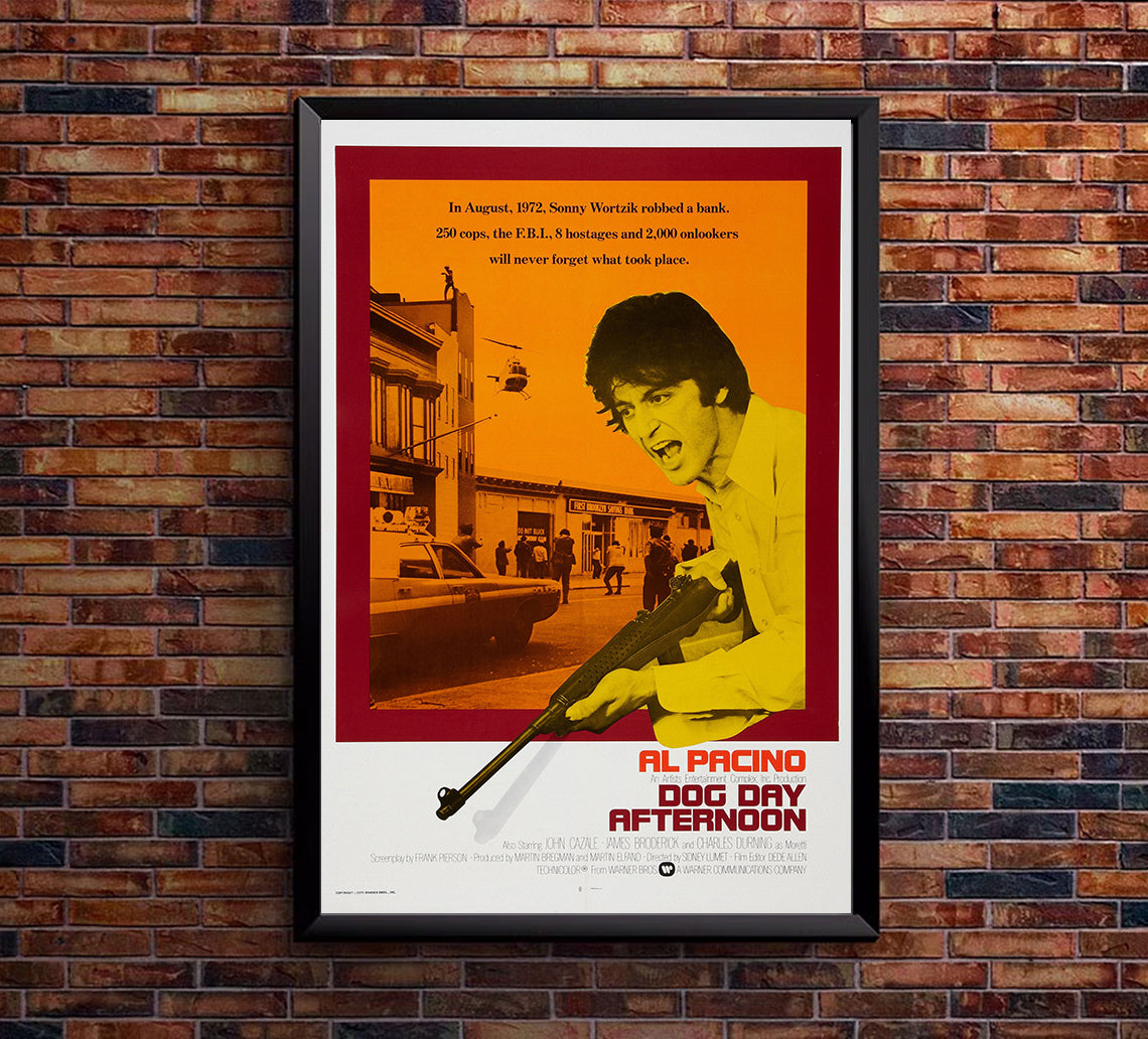 Dog Day Afternoon 1975 - Al Pacino - US (2) - Classic Movie Poster