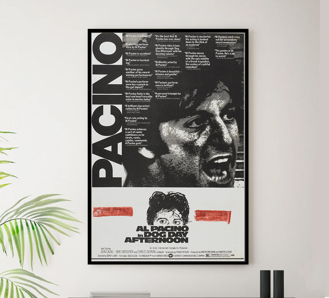 Dog Day Afternoon 1975 - Al Pacino - US (5) - Classic Movie Poster