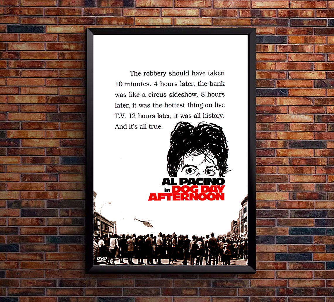 Dog Day Afternoon 1975 - Al Pacino - US (7) - Classic Movie Poster