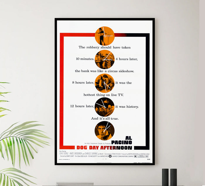 Dog Day Afternoon 1975 - Al Pacino - US - Classic Movie Poster
