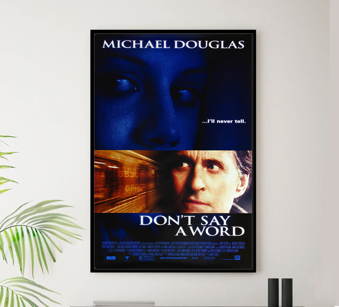 Don't Say A Word 2001 - Michael Douglas - US - Classic Movie Poster