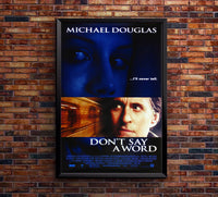 Don't Say A Word 2001 - Michael Douglas - US - Classic Movie Poster