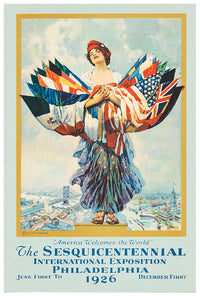 Sesquicentennial - 1926 - Vintage Advertising Poster