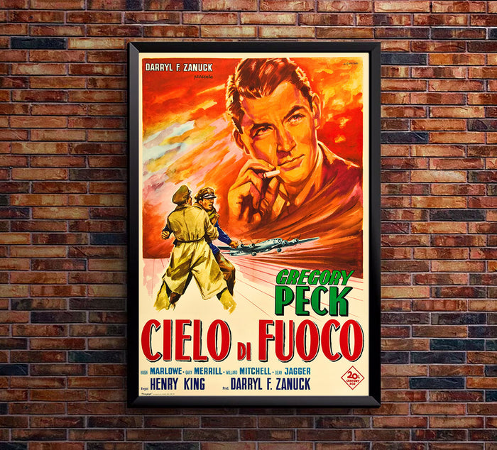 Twelve Oclock High - 1949 - Gregory Peck - Italian Movie Poster