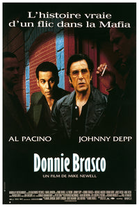 Donnie Brasco 1997 - Al Pacino - France - Classic Movie Poster