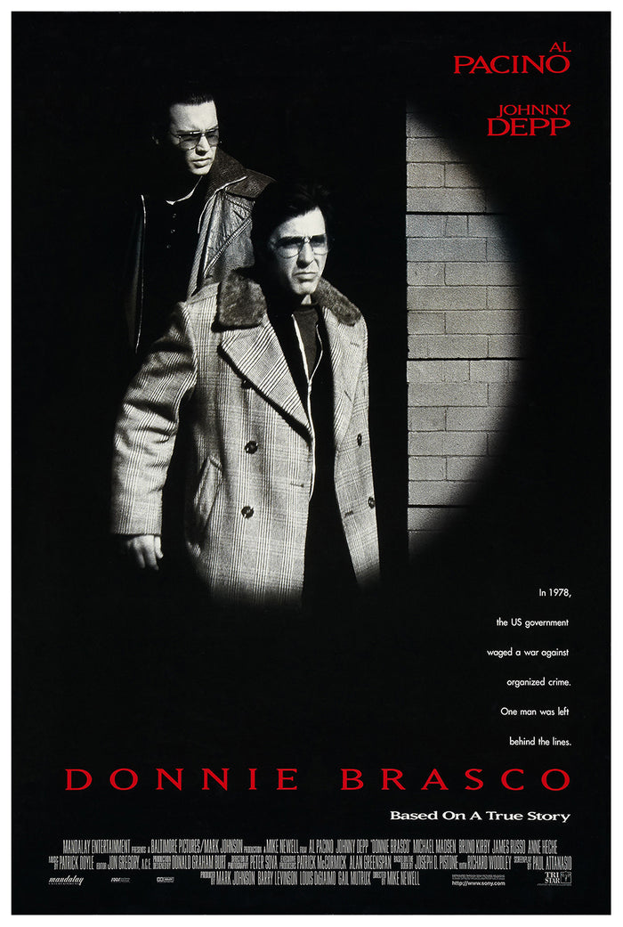 Donnie Brasco 1997 - Al Pacino - US - Classic Movie Poster