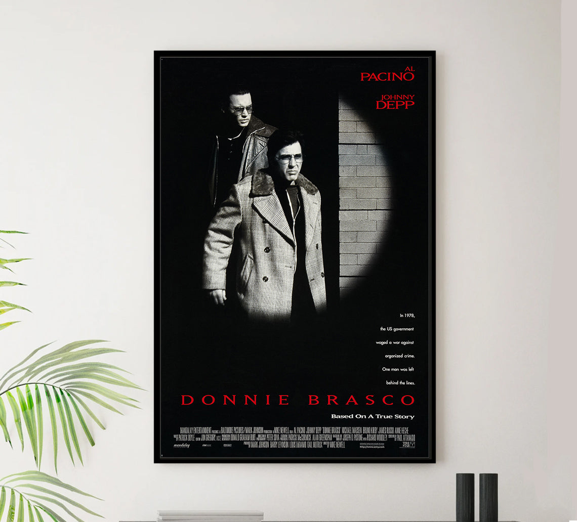 Donnie Brasco 1997 - Al Pacino - US - Classic Movie Poster